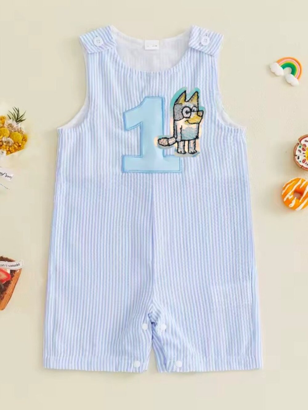 Bluey Romper Smash Bingo Bluey First Birthday Outfit Bluey Clothes Shortall
